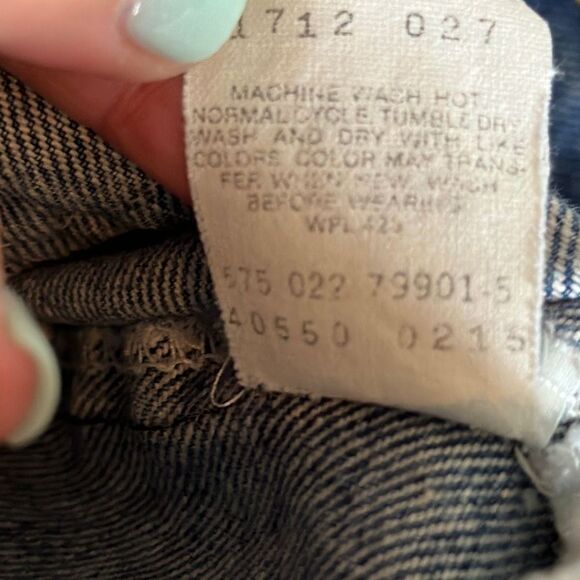 Levi’s Men’s Orange Tab Vintage 90’s Straight Leg Jeans size 34x34 - Picture 12 of 12